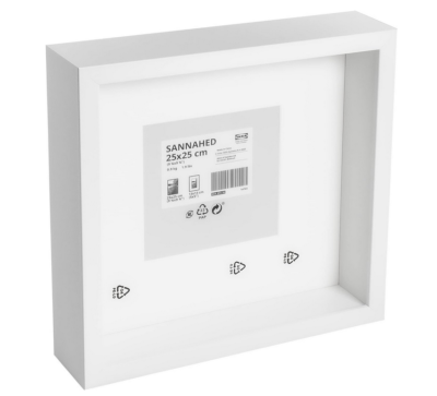 Bilderrahmen Metall Mit Bambus-Design – 25,4 X 30,5 Cm, Silber, Inkl. Aufhänger & Ständer