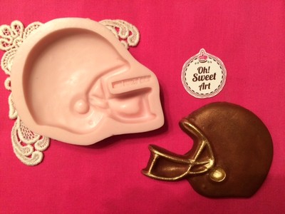fondant football helmet Rubber Mint Mold Football Helmet Cake Design Ideas