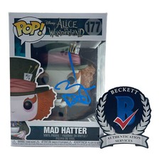 Johnny Depp Signed Auto Mad Hatter Funko Pop 177 Beckett BAS Alice In Wonderland
