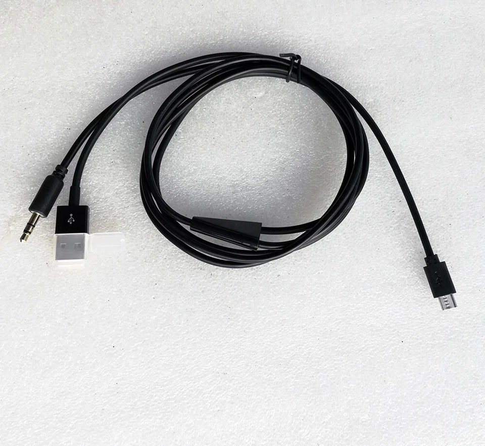 Car AUX Charger Micro 5pin To 3.5mm Stereo Audio USB Cable for Samsung Galaxy S4 - Image 3 of 4