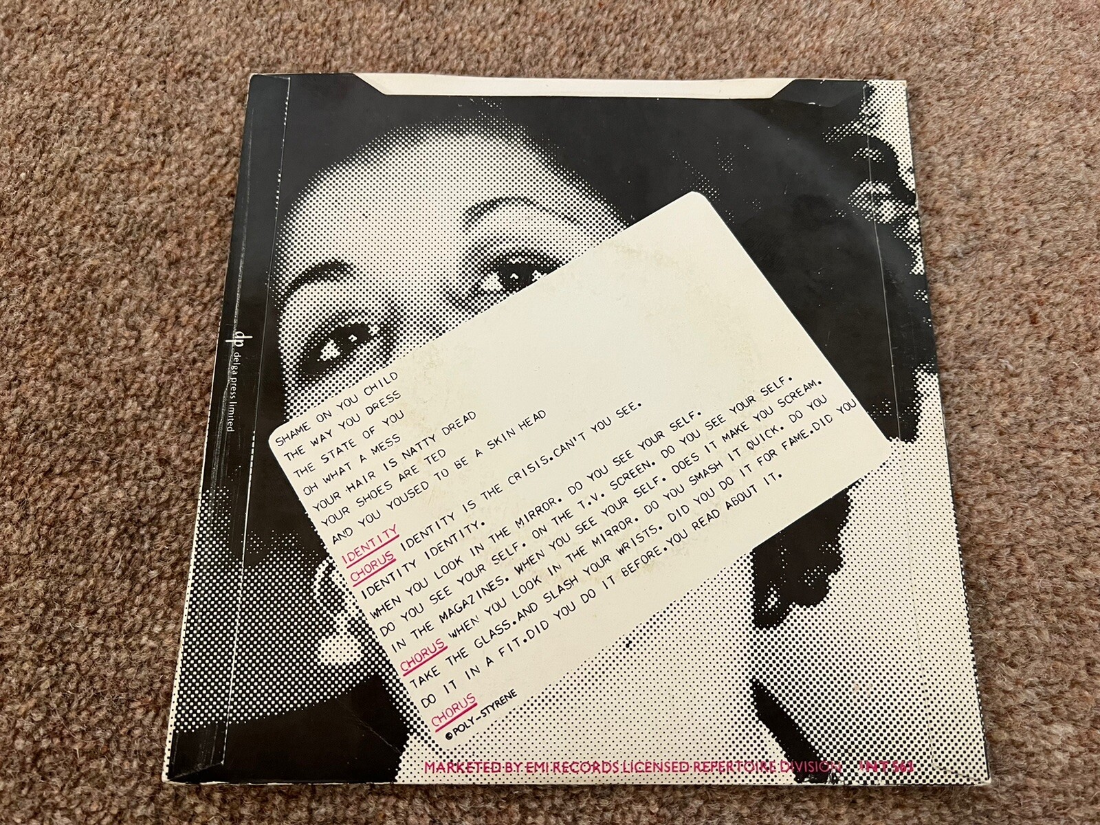 XRay Spex Identity 7” Pink Vinyl eBay