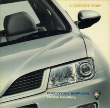 Proton Impian 2001-02 UK Market Sales Brochure 1.6 X
