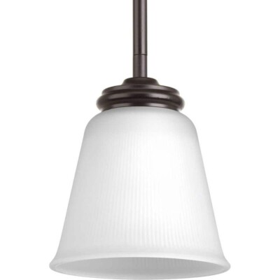 Keats Collection 1-Light Antique Bronze Mini Pendant by Progress Lighting