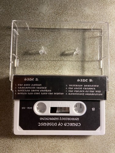 Church of Disgust Unworldly Summoning Cassette Texas / FL Death Metal - Picture 3 of 5