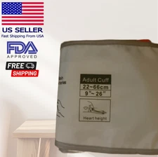 Blood Pressure Monitor Replacement Cuff Adult Size Extra Large XL  9''-26''