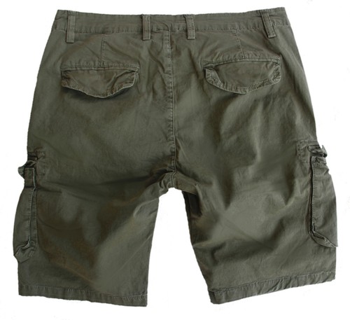 Pantaloncini Cargo uomo con tasconi laterali, slim fit, multitasche, bermuda - Foto 8 di 21