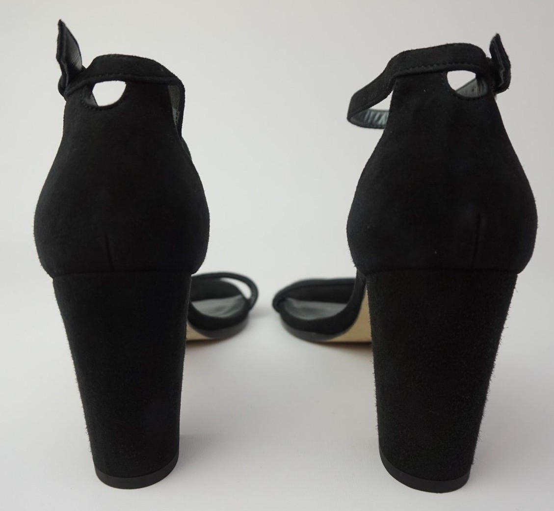 Stuart Weitzman nearlynude Bride Cheville Sandale en en en daim noir talons hauts taille 10 m 7b15ed Stuart Weitzman nearlynude Bride Cheville Sandale en en en daim noir talons hauts taille 10 m 7b15ed