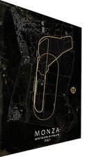 Leinwand Bilder Formel1 Rennstrecke Monza Wandbilder-Hochwertiger Kunstdruck