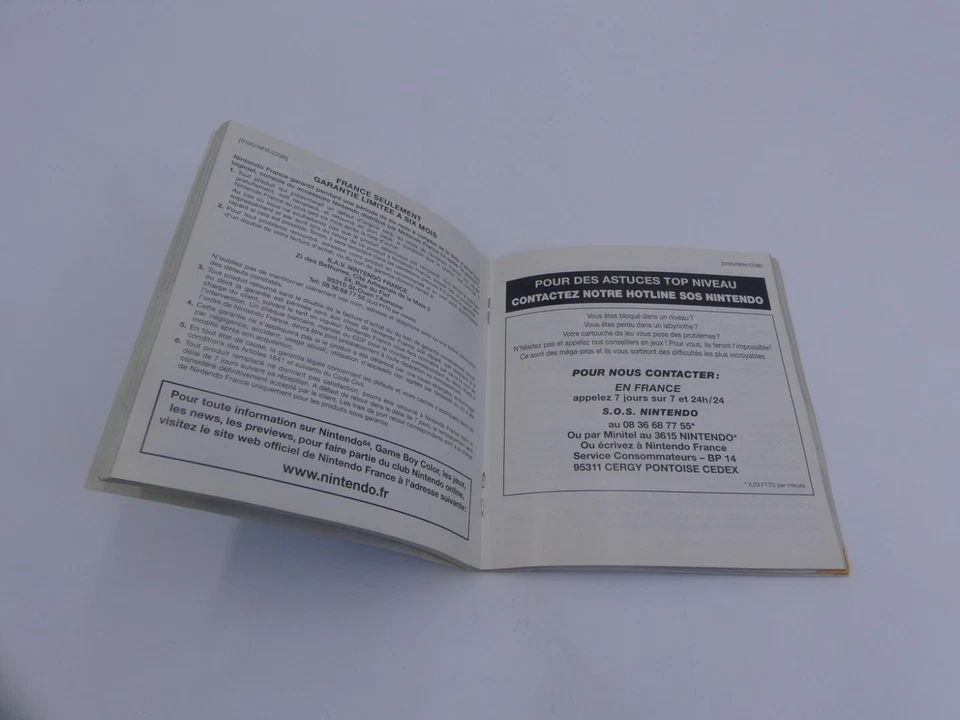 Nintendo Game Boy Advance SP System Console Instruction Manual Booklet - Image 2 of 2