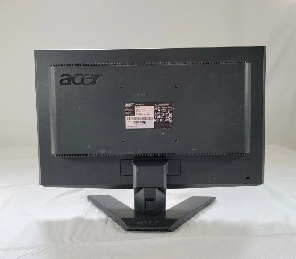 ACER 18.5” LCD Widescreen Computer Monitor X183HV - Image 2 of 3