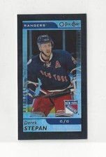 2017-18 O-Pee-Chee Mini Black #M32 Derek Stepan Rangers