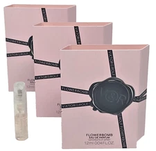Viktor&rolf Flowerbomb Eau De Parfum Spray Vial .04 oz Lot of 3