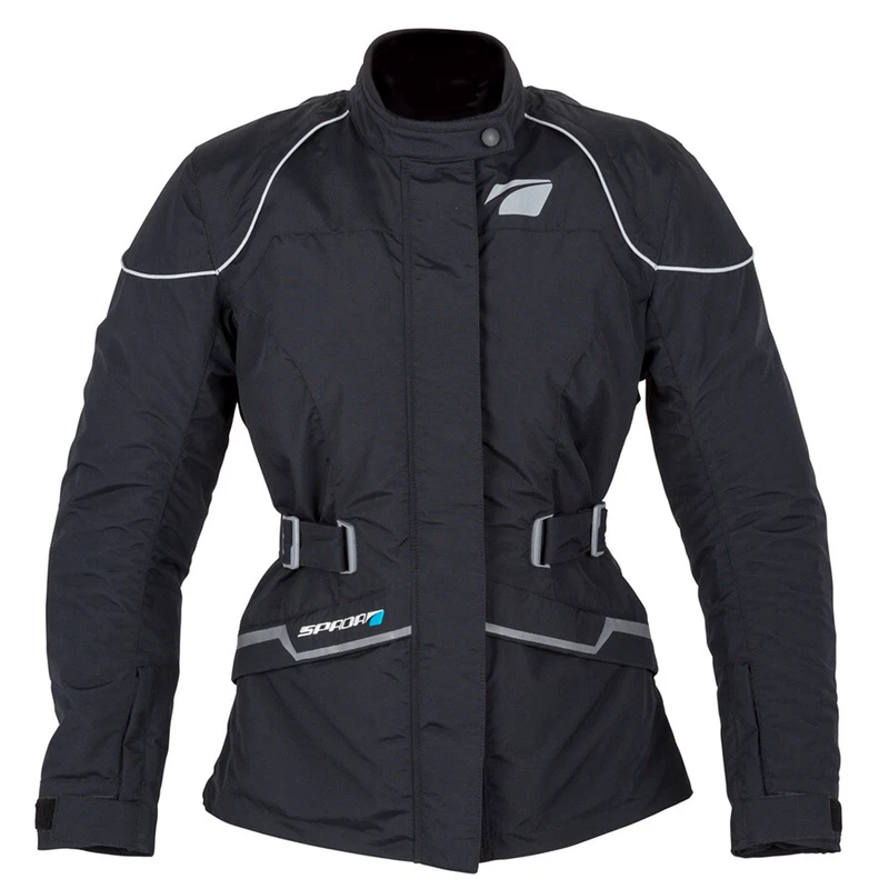 Spada Anna WP Waterproof Ladies Textile Motorcycle Jacket Black All Sizes