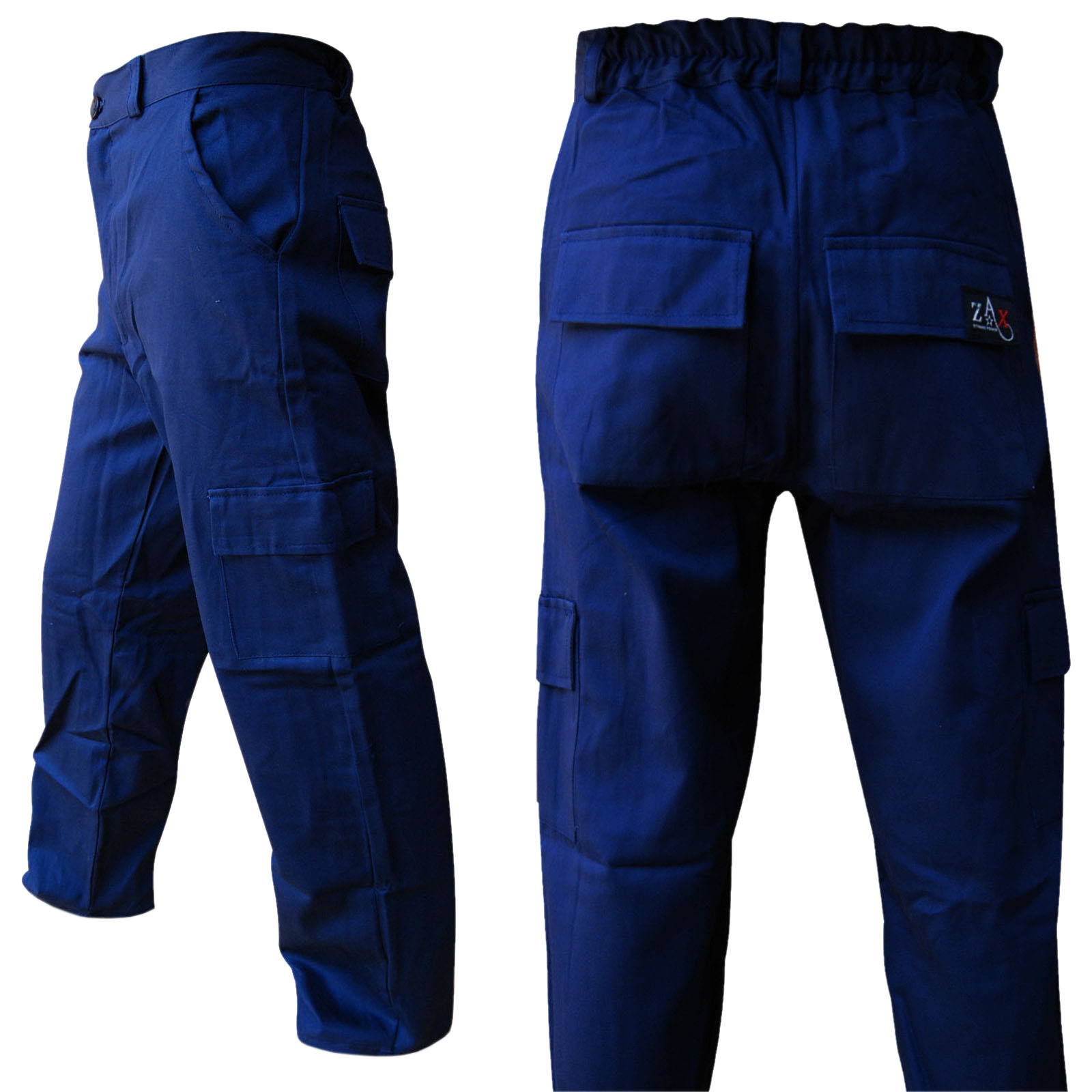 Mens Work Trousers Cargo Working Pants Combat Multi Pockets Waist 28