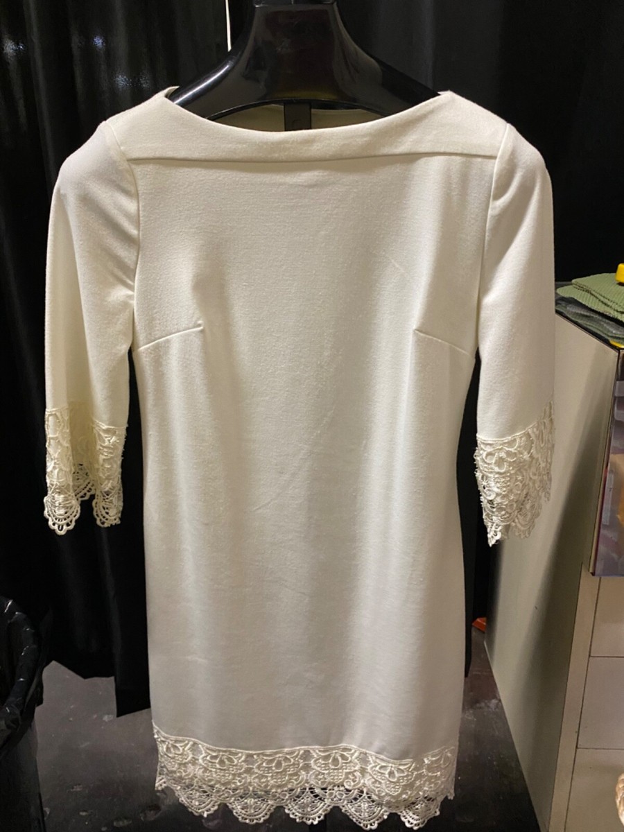 beige by eci lace dress Wifey Lace Dress Beige – marbl.ae main image 1