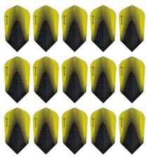 5 New Sets Harrows Sonic X Slim Dart Flights   Ships w/ Tracking - Yellow