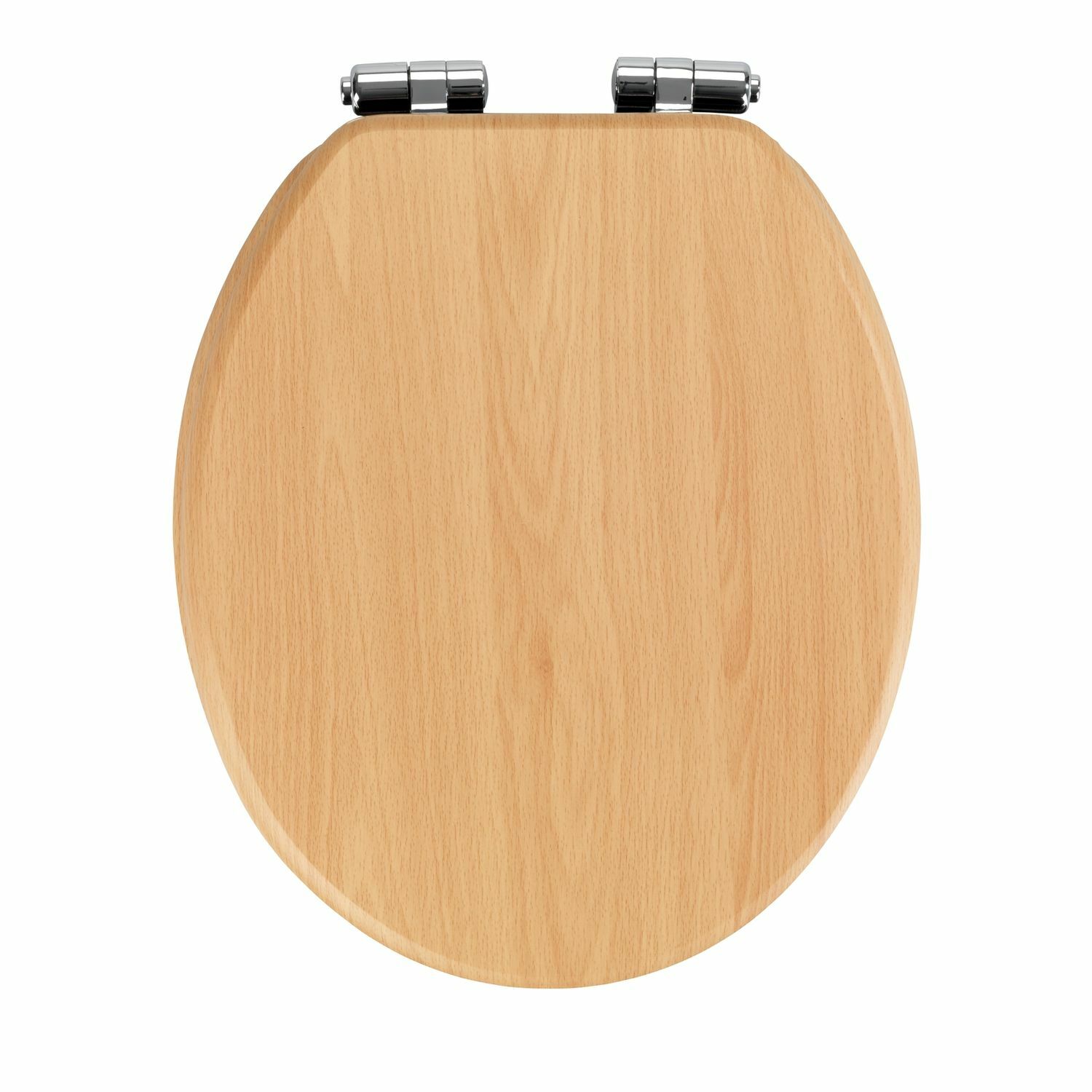 Abattant WC Wenko design bois d'hêtre marron pour une déco nature