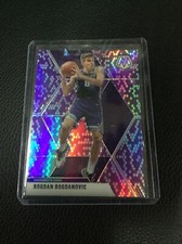 2019-20 Panini Mosaic #40 Bogdan Bogdanovic Hawk /24 Kobe Purple Snakeskin Prizm