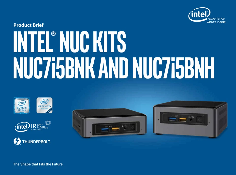 NEW Intel NUC NUC7i5BNK PC Core i5 7260U 3.40GHz 16GB RAM 1TB PCIe SSD Win10Pro - Image 3 of 4