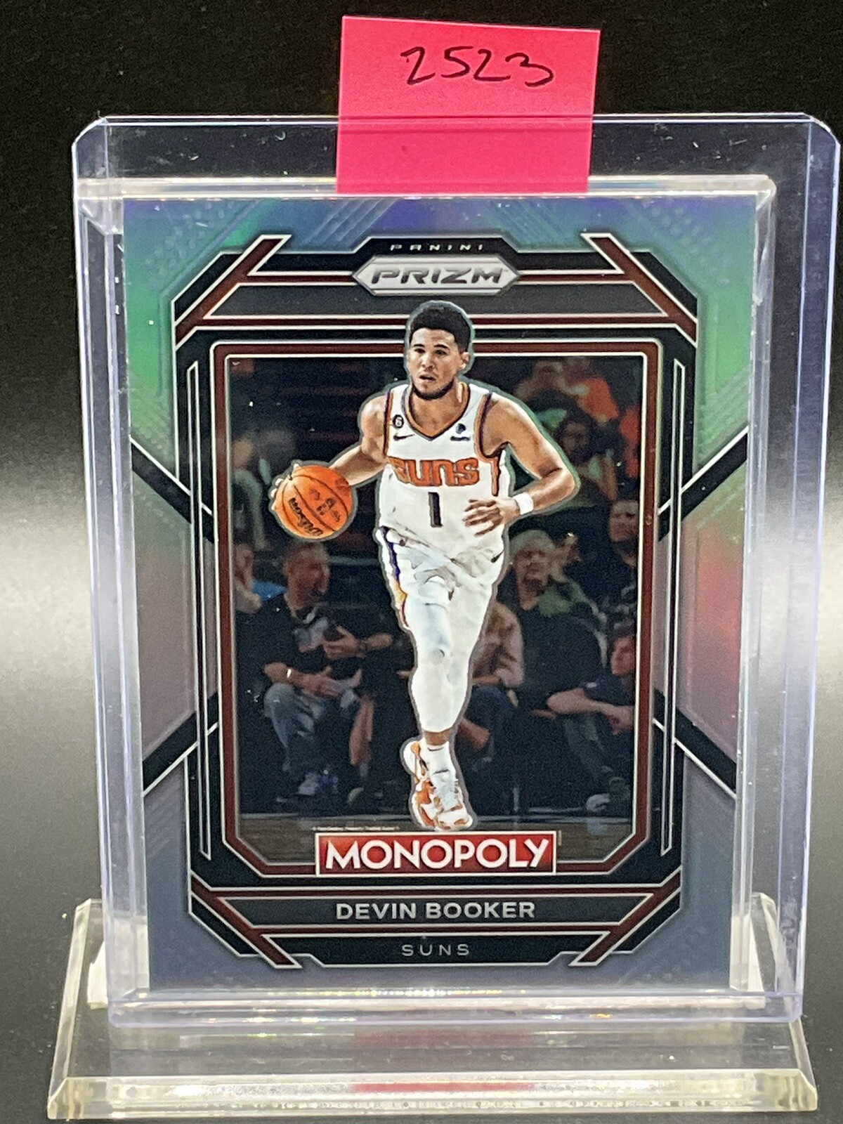 2022-23 DEVIN BOOKER Panini Prizm Monopoly Silver Holo Base Card #71 Suns NBA