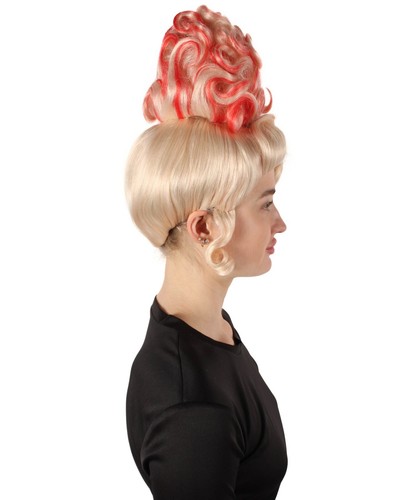 HPO Adult Unisex RuPaul Drag Race Wavy Body Wave Blonde Updo Wig ,HW-6992 - Picture 6 of 7
