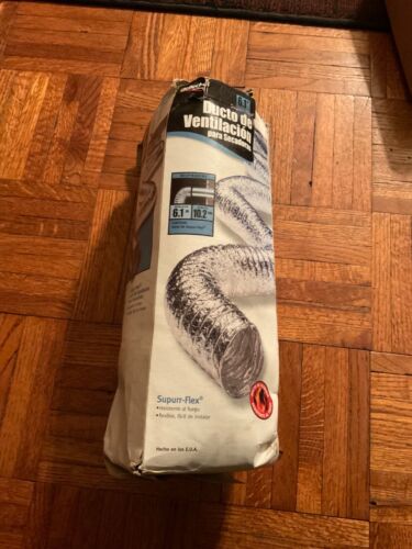 New in Box Deflecto 20ft Supurr-Flex dryer vent duct 4” aluminum F0420B - Picture 3 of 4