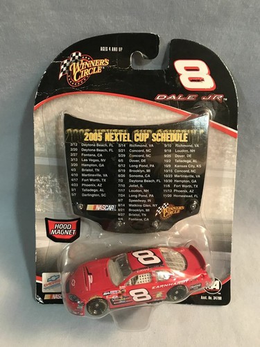 Winners Circle Dale Earnhardt Jr 2005 #8 Hood Magnet Nextel Cup schedule SEALED - Picture 5 of 5
