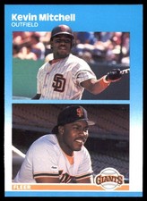 Kevin Mitchell 1987 Fleer Update #U-82 Giants MLB READ FREE SHIP AutographDen