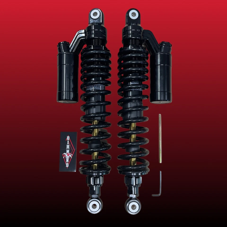 DIAMOND FRONT & REAR 400mm Adjustable Shocks - Yamaha Raptor 700 700R, 660 660R - Image 2 of 4