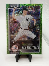 2026 Topps Series 1 Celebration Cam Schlittler Lime Green Confetti 50 Copies