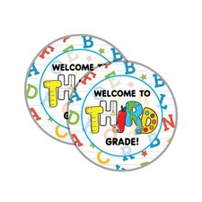 Back to School Alphabet Stickers   Colorful Welcome Stickers for a New Sch