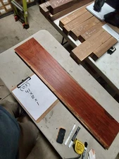 Borneo Rosewood  Wood turning  blank  8 " x  1  " x   41   " BR03