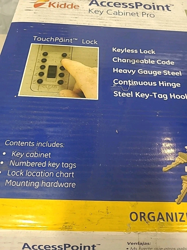 KIDDE 1797 Key Control Cabinet, 120 Keys, Digital 5KDJ9 - Image 3 of 4