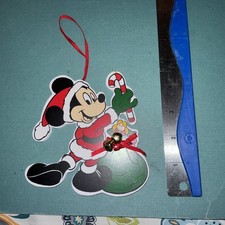 Disney Christmas Ornament Mickey Mouse as Santa Claus