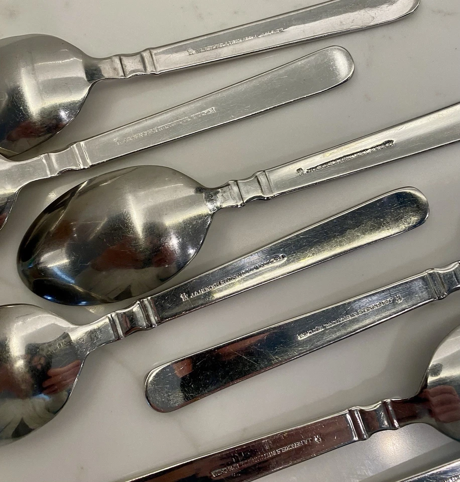 SET (8) VTG SPOONS JA HENCKELS INTERNATIONAL TABLESPOONS 18/10 CHINA "EARL" SS - Image 3 of 4