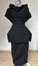 RICK OWENS edles Set Oberteil/Rock schwarz St...