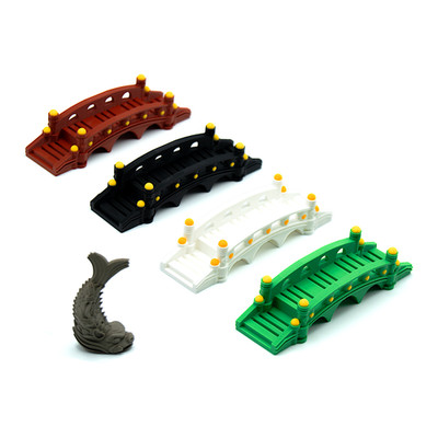 3D Bridges & Round Marker for The White Castle - 5 Pieces. Base Game + Matcha