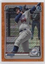 2020 Bowman Mega Box Orange Mojo Refractor 1/25 Miguel Vargas #BCP-131 15mj