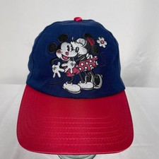 Disney Parks Mickey Minnie Mouse Embroidered Baseball Cap Adult 55-59cm NWT