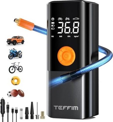 Tire Inflator Portable Air Compressor, Air Pump for Car Tires with Tradition