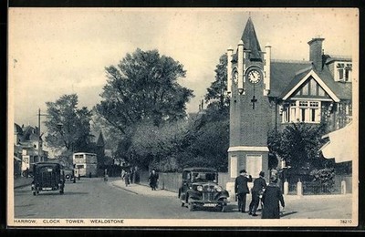 Ansichtskarte Harrow /Wealdstone, Clock Tower 