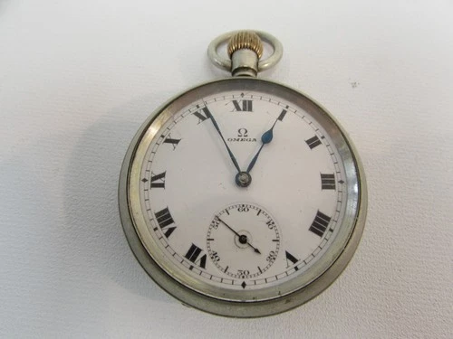 (ref288CT1) Vintage antique Omega pocket watch for spares or repair