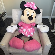 Disney 60" Minnie Mouse Plush Jumbo Oversized Pink Dress Hard To Find 2017