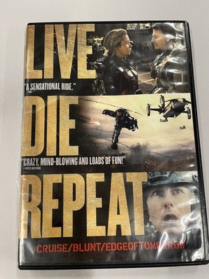 Edge of Tomorrow Live Die Repeat DVD 2014 Tom Cruise Emily Blunt Sci-Fi