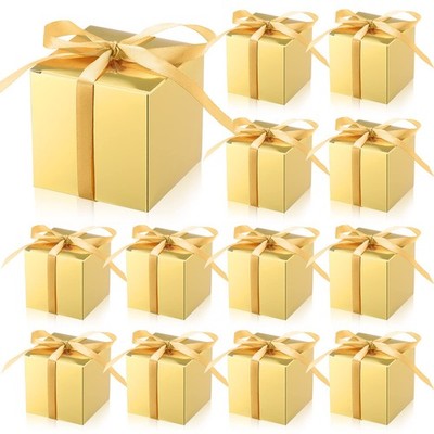Glenmal 200 Pcs Small Gift Boxes 3 x 3 x 3 Inches Bulk Wedding Favor Candy Bo...