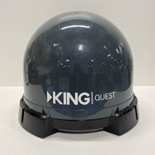 Antenne satellite portable KING Quest VQ4100-B0 non testée pour pièces en l'état
