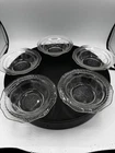 Set A Five Vintage Glass Bowls