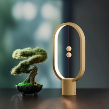 Table Lamp for Bedroom - Balance Lamp,Bedside Lamp with Touch Dimmer,Nightsta...