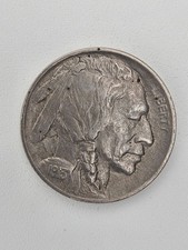 1913 Buffalo Nickel Type 1 Raised Ground 5C First Year Indian Head Circulated
