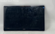 AOC Model 156LM00005 Black LCD USB Portable Monitor Not Tested